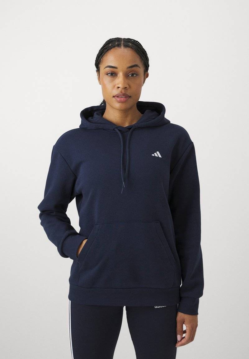 adidas Sportswear adidas Sportswear ESSENTIALS SMALL LOGO FEEL COZY HOODIE - Hoodie - legend ink Tiefpreis