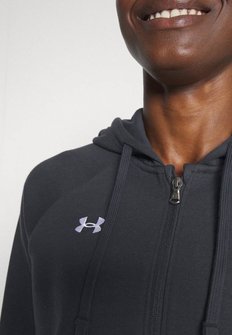 Under Armour Under Armour RIVAL - Zip-up sweatshirt Begrenzte Freigabe