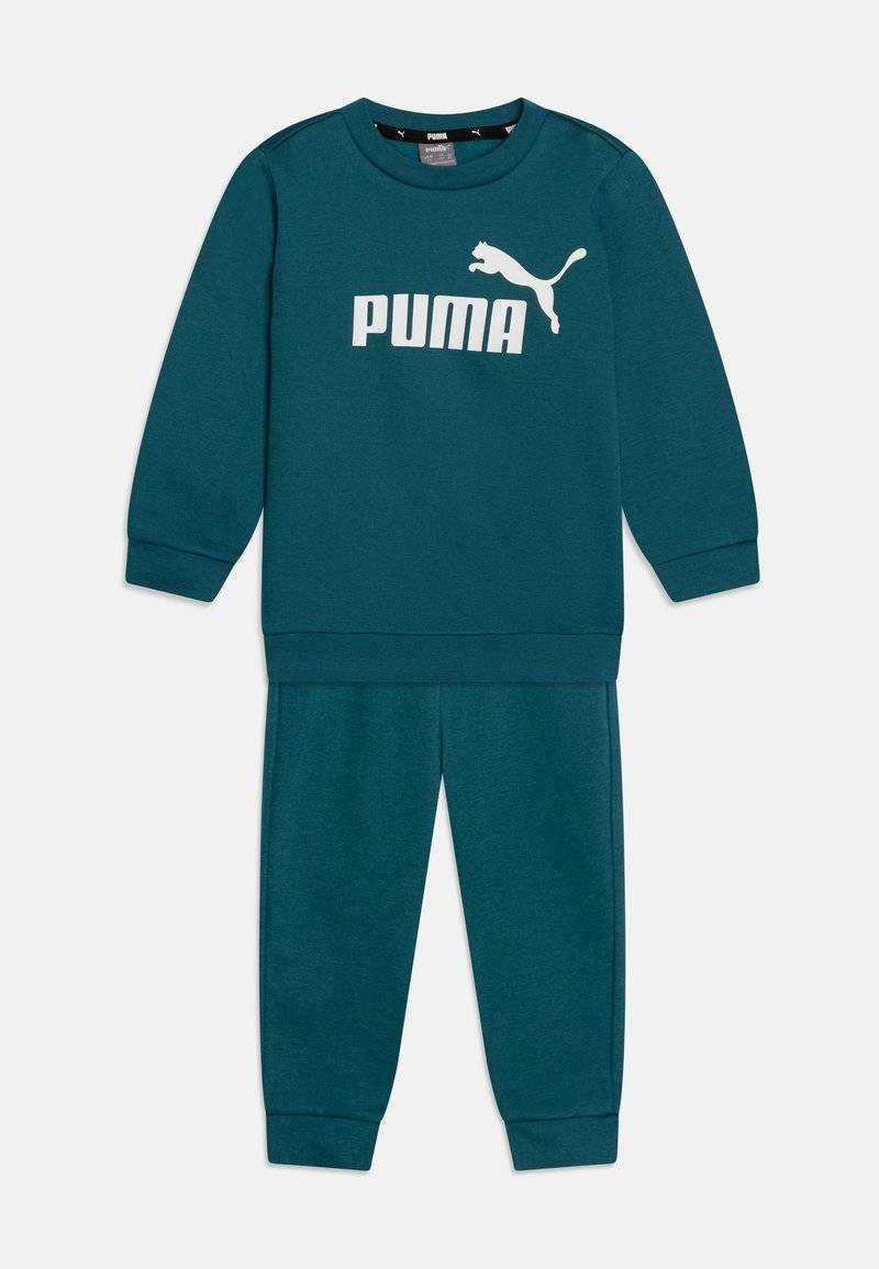 Puma Puma MINICATS CREW UNISEX SET - Tracksuit - cold green