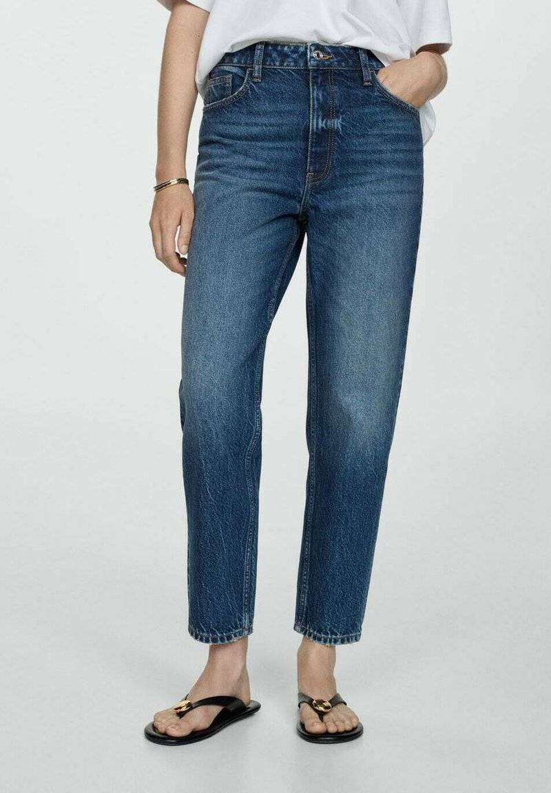 Mango Mango Relaxed fit jeans - bleu foncé zollfrei
