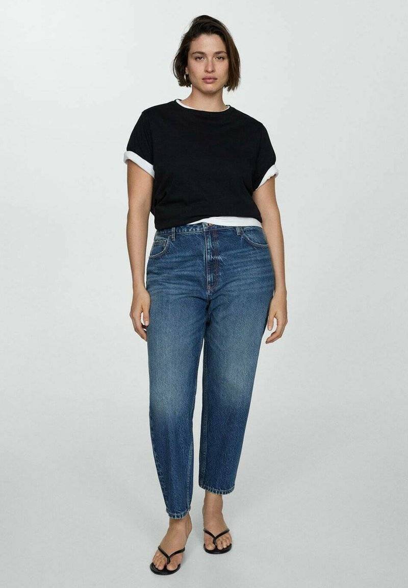 Mango Mango Relaxed fit jeans - bleu foncé zollfrei