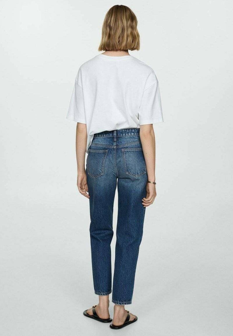 Mango Mango Relaxed fit jeans - bleu foncé zollfrei