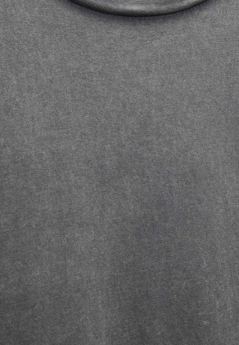 PULL&BEAR PULL&BEAR SHORT SLEEVE - Basic T-shirt - dark grey 50% Rabatt für begrenzte Zeit