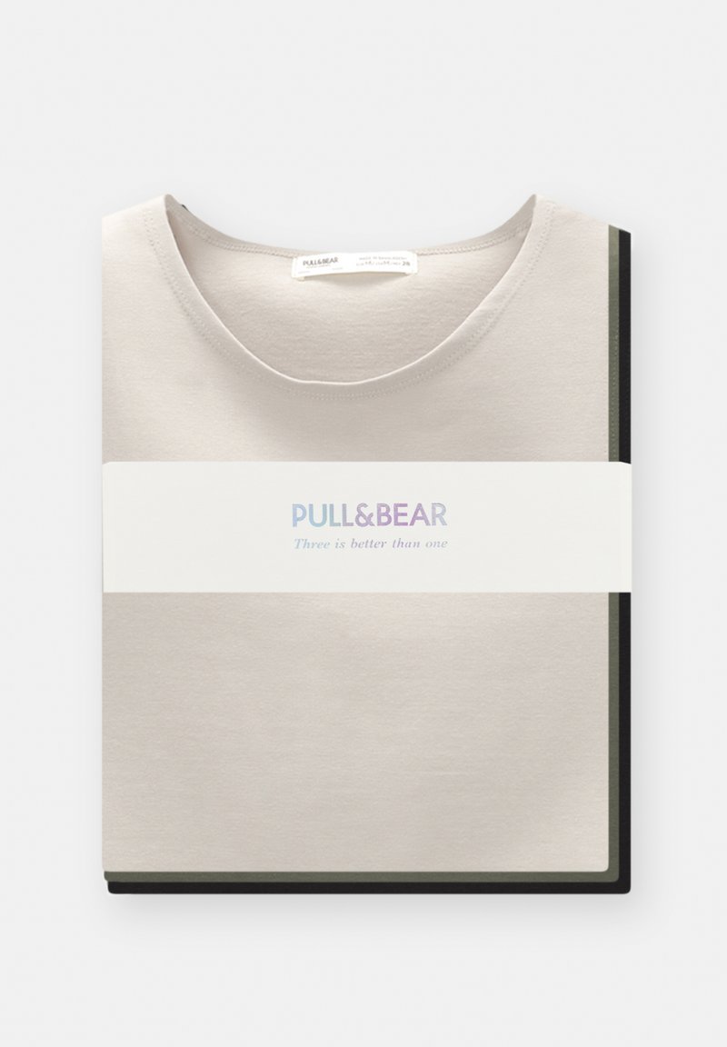 PULL&BEAR PULL&BEAR TRIPACK - Top - green Rabatte dieses Monats