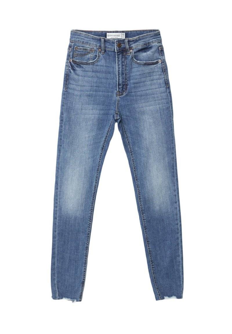 Stradivarius Stradivarius Jeans Skinny Fit - blue denim Meist gekauft