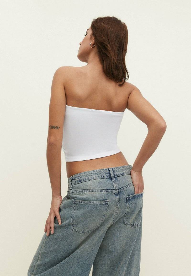 Stradivarius Stradivarius Top - white Sonderangebot