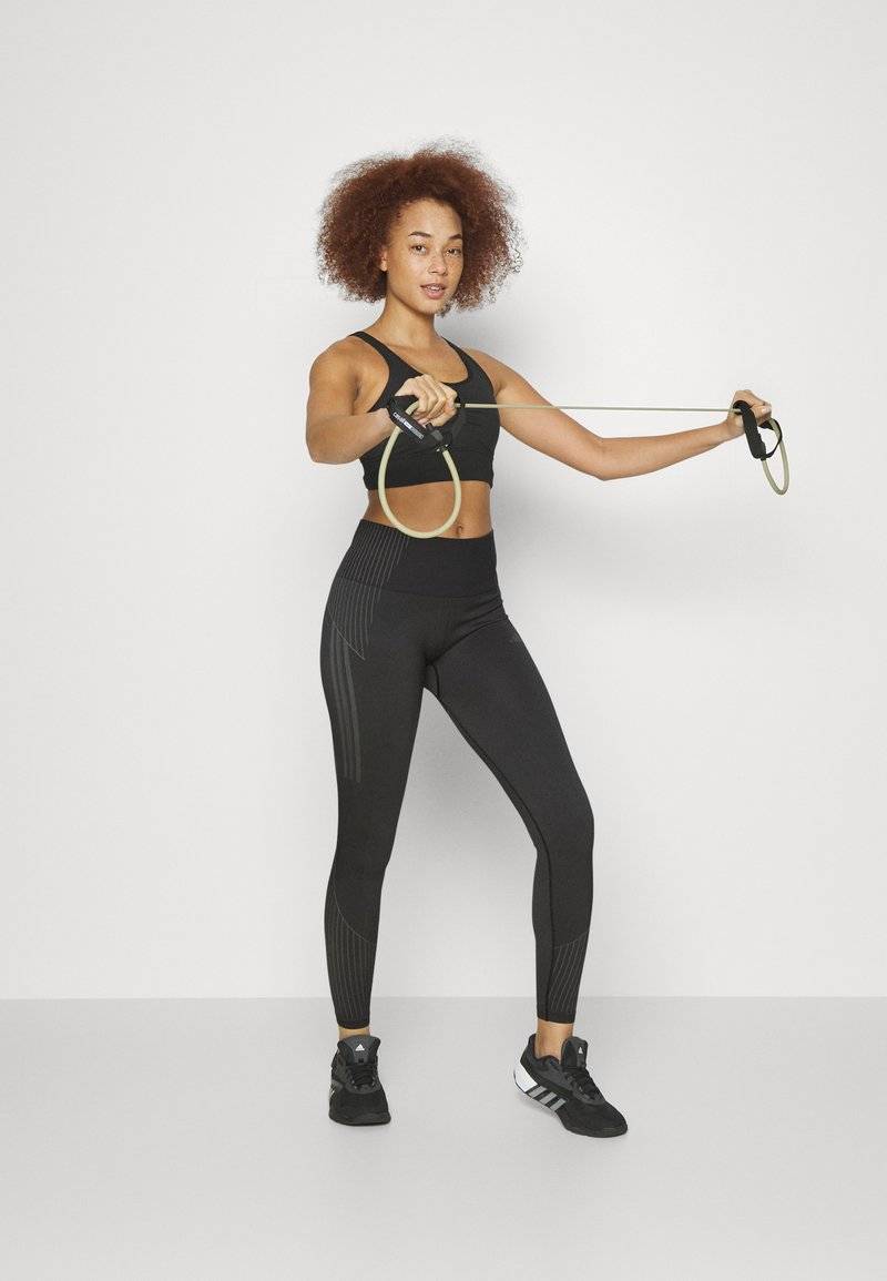adidas Performance adidas Performance SEAMLESS BRANDED 7/8 - Leggings - black Saisonale Angebote