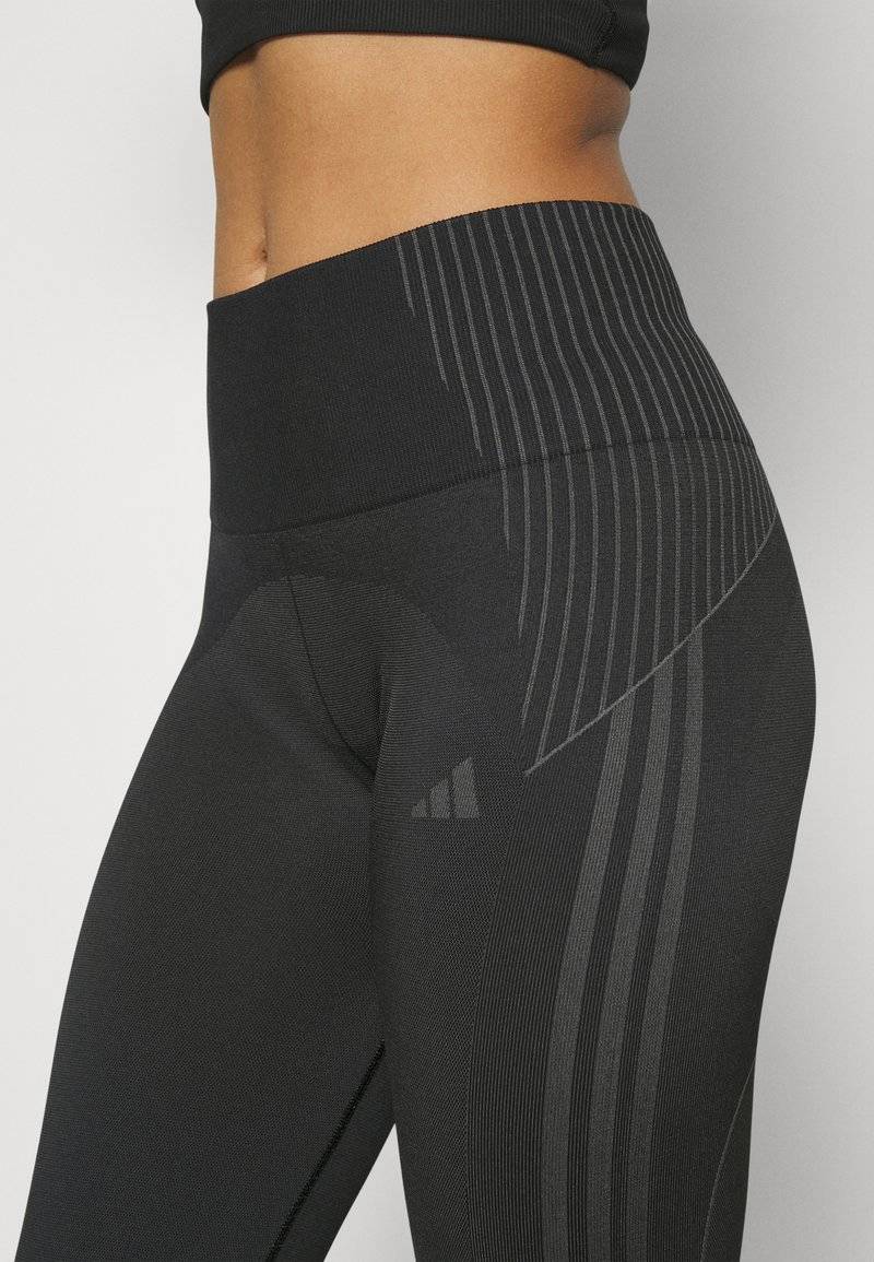 adidas Performance adidas Performance SEAMLESS BRANDED 7/8 - Leggings - black Saisonale Angebote