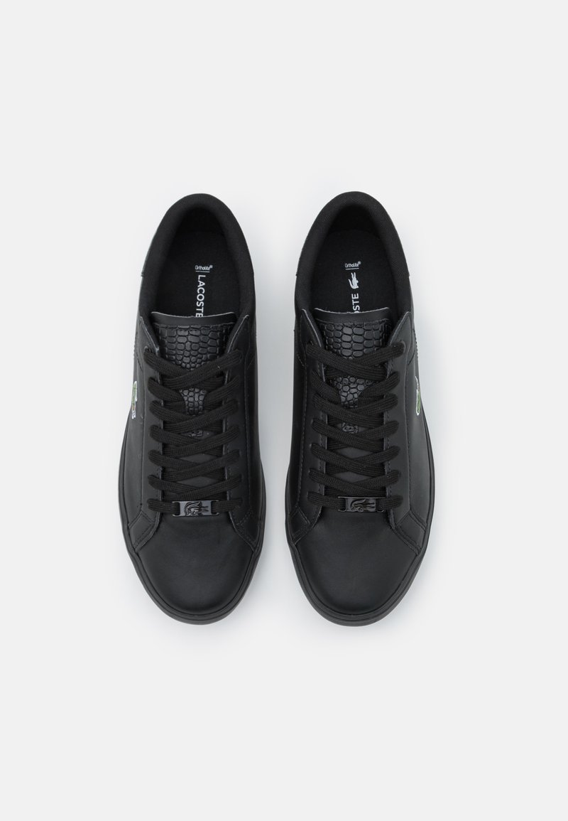 Lacoste Lacoste POWERCOURT - Trainers - black Kostenloser Versand international