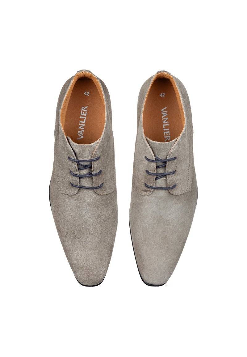 Van Lier Van Lier Lace-up ankle boots - taupe Sonderangebot
