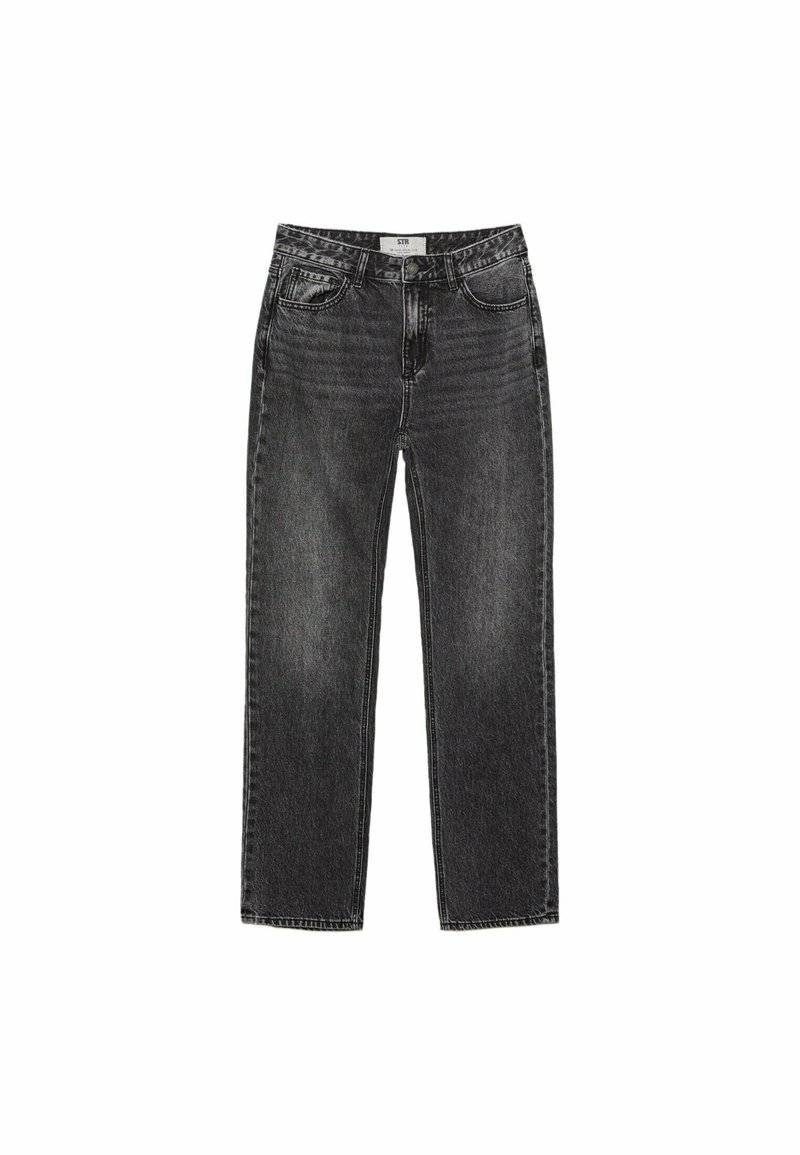 Stradivarius Stradivarius Straight leg jeans - dark grey VIP-Rabatte
