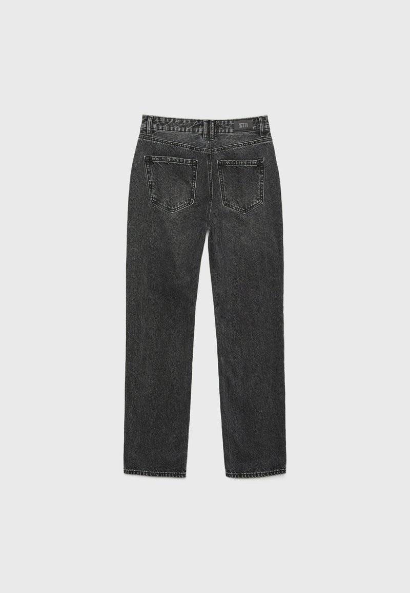 Stradivarius Stradivarius Straight leg jeans - dark grey VIP-Rabatte