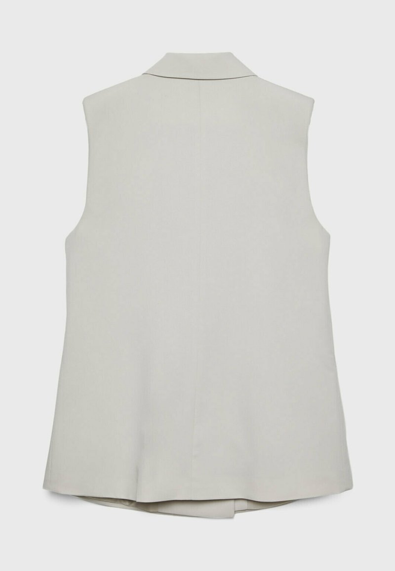 Stradivarius Stradivarius Waistcoat - white Kostenlose Rückgabe