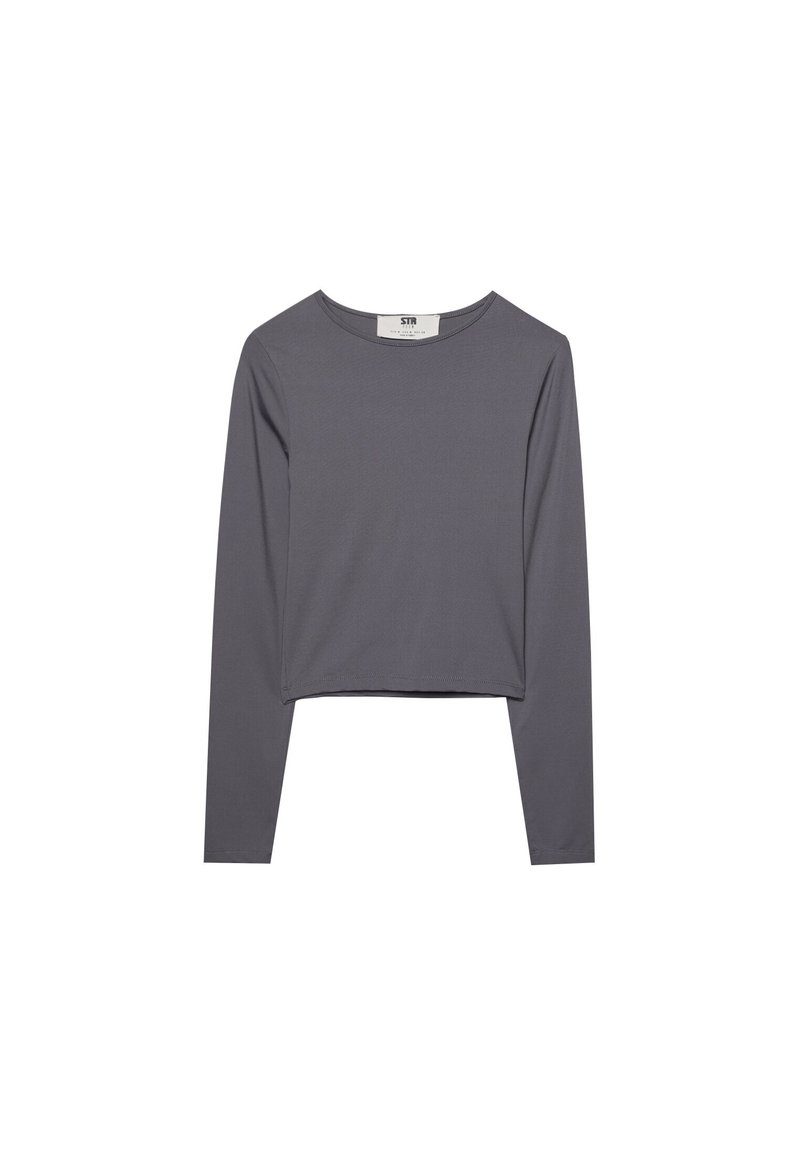 Stradivarius Stradivarius Long sleeved top - dark grey Discount Store für neue Produkte