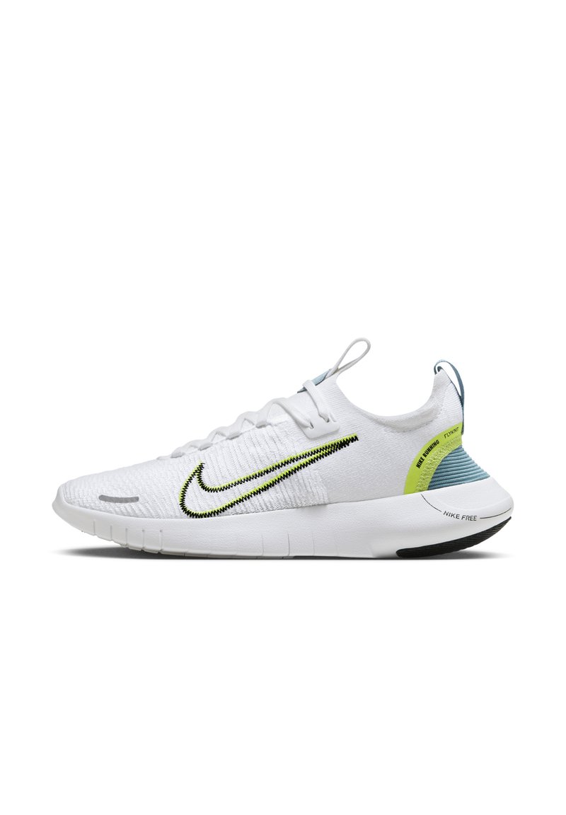 Nike Performance Nike Performance FREE RN FK NATURE - Minimalist running shoes - white denim turquoise cyber black Clearance-Verkauf