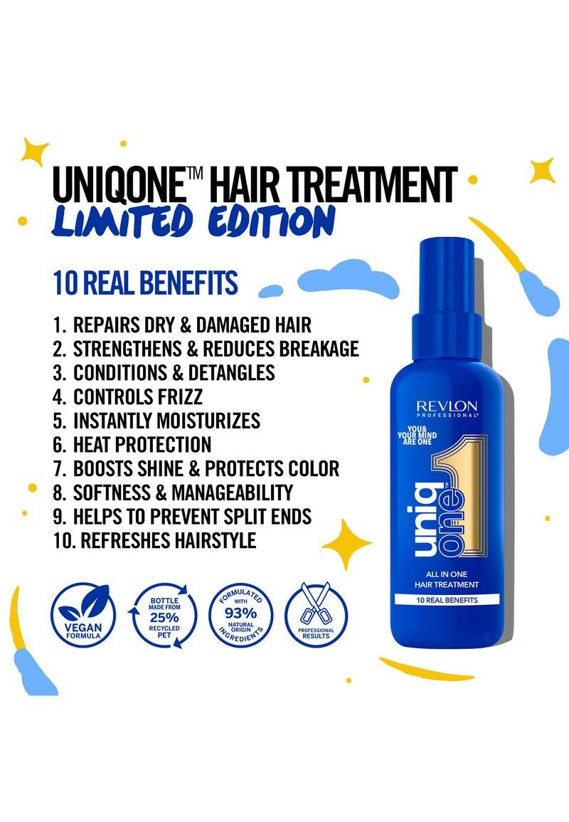 Revlon Professional Revlon Professional UNIQONE LIMITED EDITION RELAXING FRAGRANCE LEAVE-IN PROFESSIONAL MULTI-BENEFIT HAIR TREATMENT - REPAIR, DETANGLE, CONTROL FRIZZ & STYLE - Hair treatment VIP-Rabatte