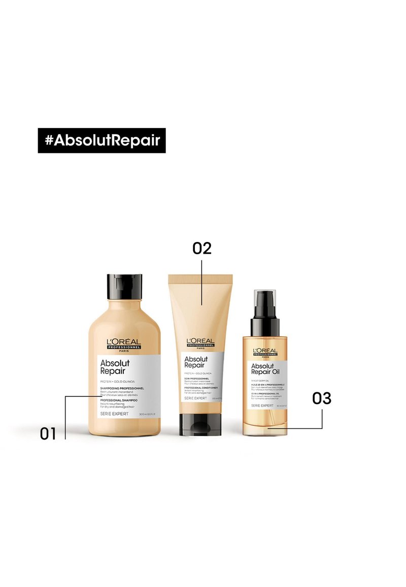 L'OREAL PROFESSIONNEL L'OREAL PROFESSIONNEL ABSOLUT REPAIR GOLD CONDITIONER - Conditioner Begrenzte Freigabe