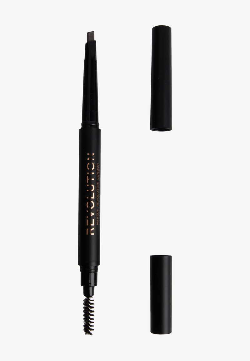 Makeup Revolution Makeup Revolution REVOLUTION DUO BROW DEFINER PENCIL - Eyebrow pencil - medium brown Sonderangebot der Fabrik
