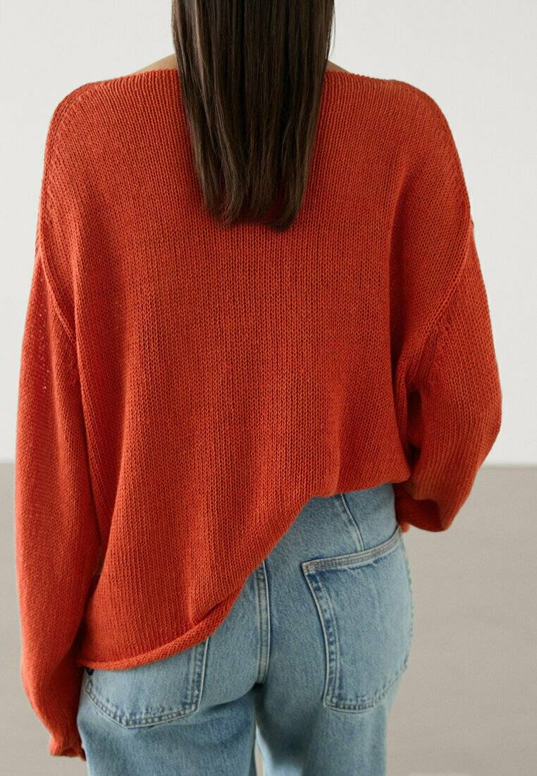 Massimo Dutti Massimo Dutti Jumper - red Nur noch ein Tag übrig