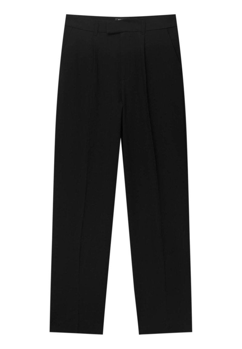 PULL&BEAR PULL&BEAR DARTED SMART - Trousers - black Im Verkauf