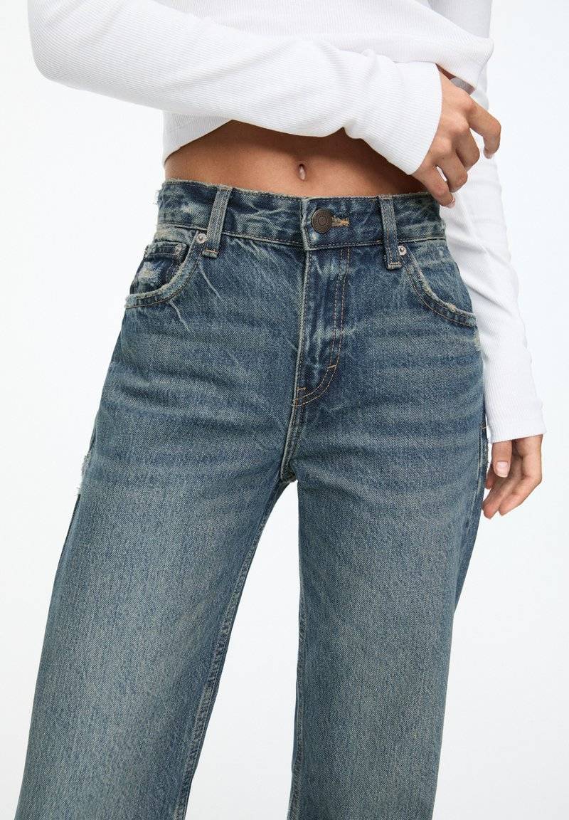 PULL&BEAR PULL&BEAR MID - Straight leg jeans - blue zollfrei