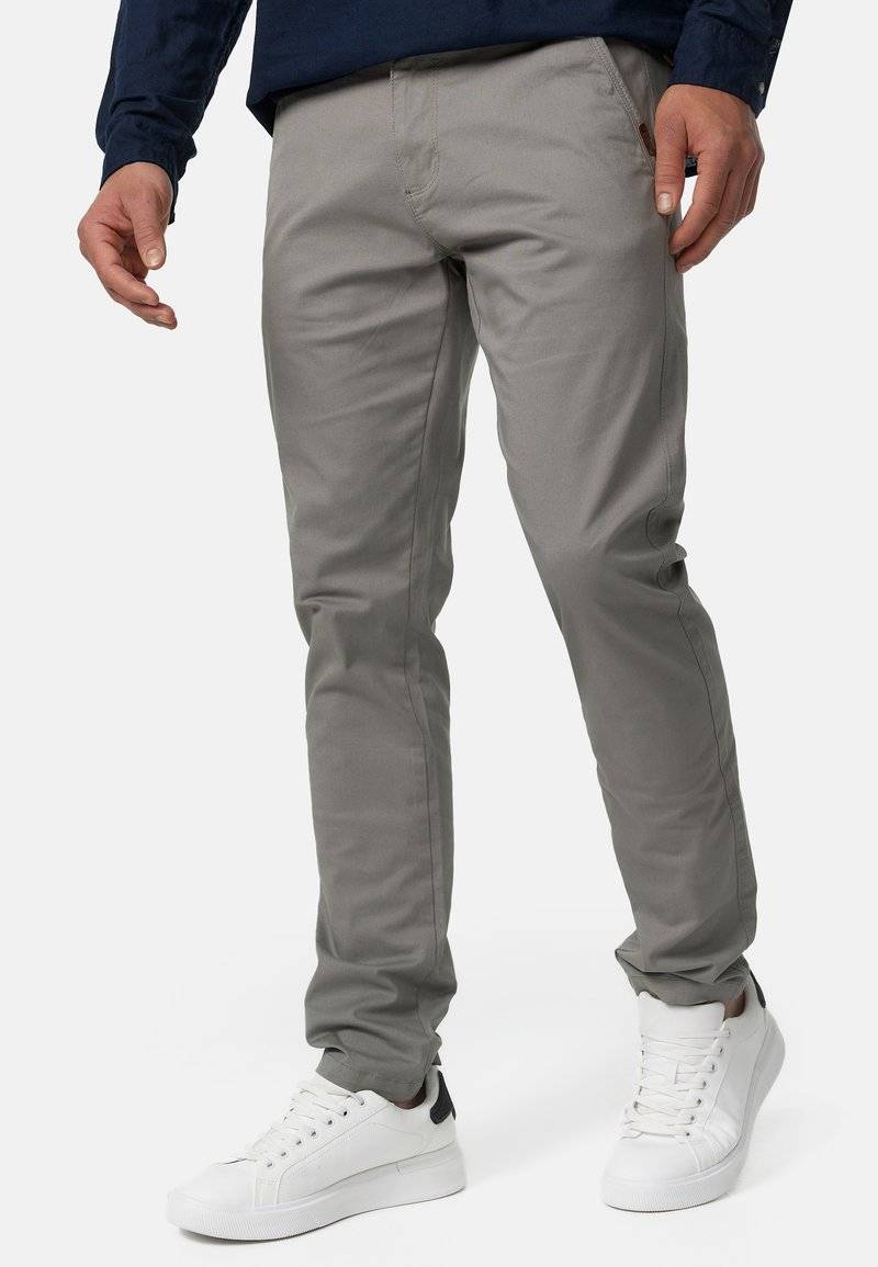 INDICODE JEANS INDICODE JEANS CHERRY - Chinos - light grey Rabatte dieses Monats