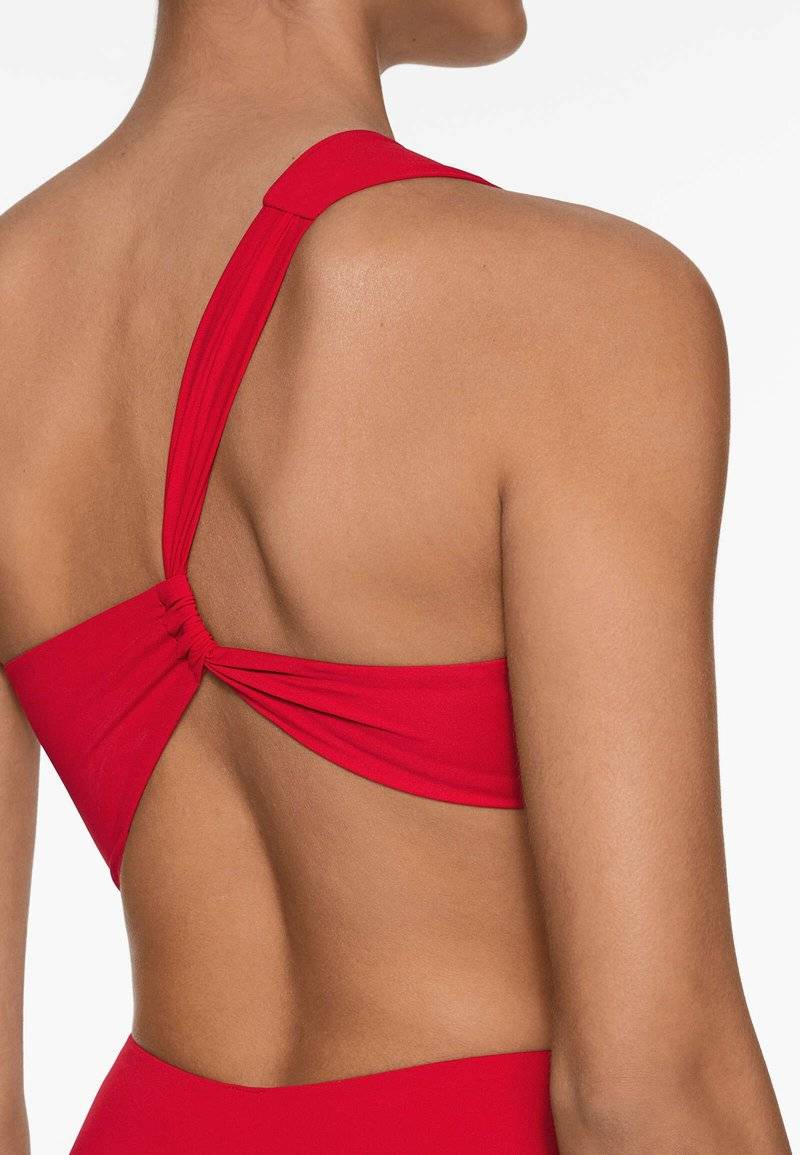 OYSHO OYSHO ASYMMETRIC - Swimsuit - red Hotsell