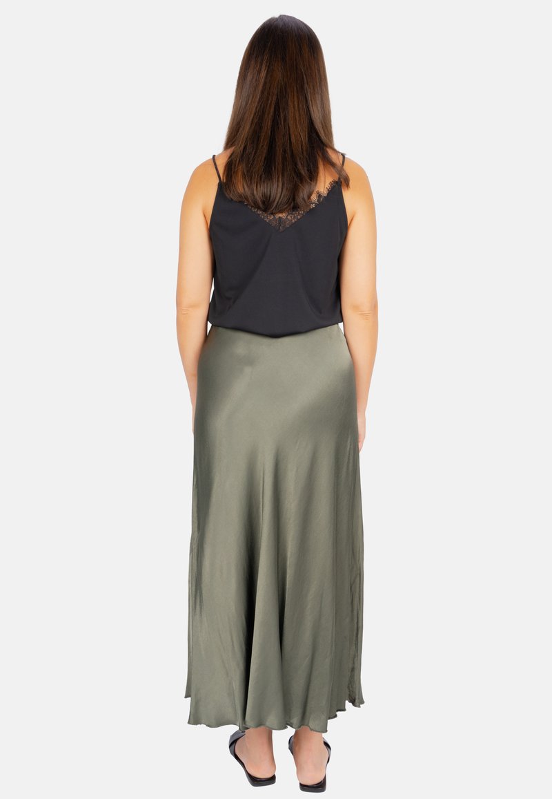 Seasons of April Seasons of April LILLY - Maxi skirt - khaki Fabrikverkauf