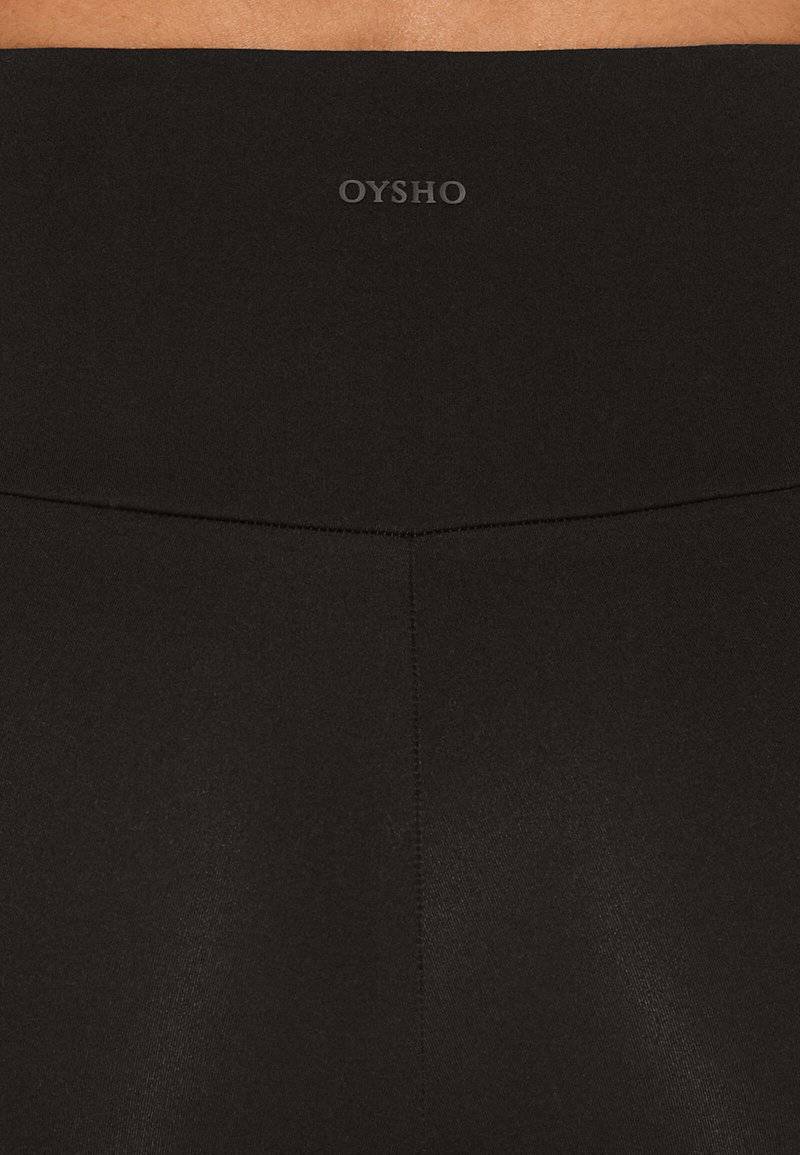OYSHO OYSHO COMFORTLUX HIGH-RISE BIKER 20cm - Leggings - black Online Outlet
