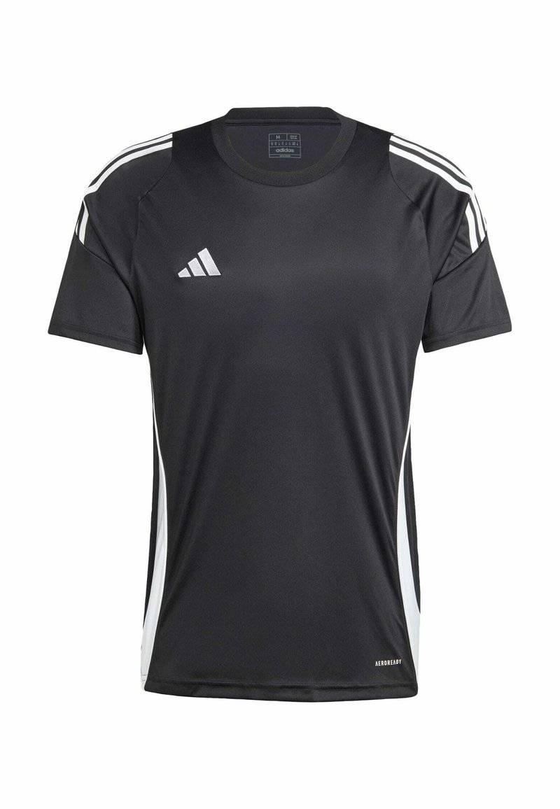adidas Performance adidas Performance TIRO 24 - Basic T-shirt - black white Schlussverkauf