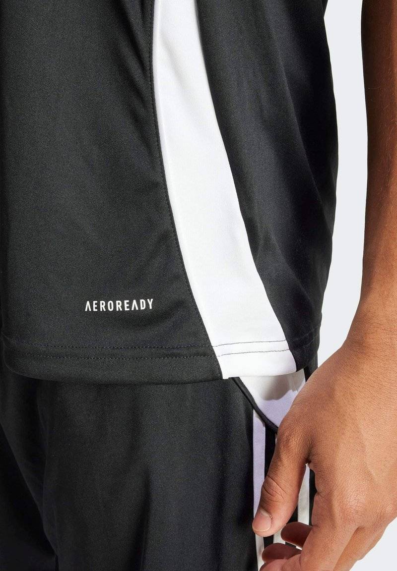 adidas Performance adidas Performance TIRO 24 - Basic T-shirt - black white Schlussverkauf