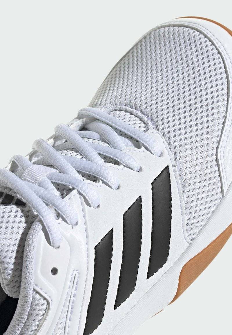 adidas Performance adidas Performance SPEEDCOURT INDOOR KIDS - Stability running shoes - cloud white core black gum Lagerräumung