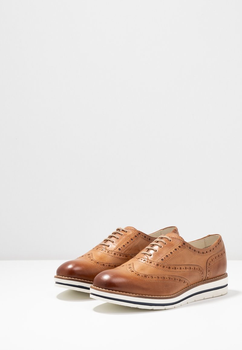 Anna Field Anna Field LEATHER - Casual lace-ups - cognac Blitzangebot