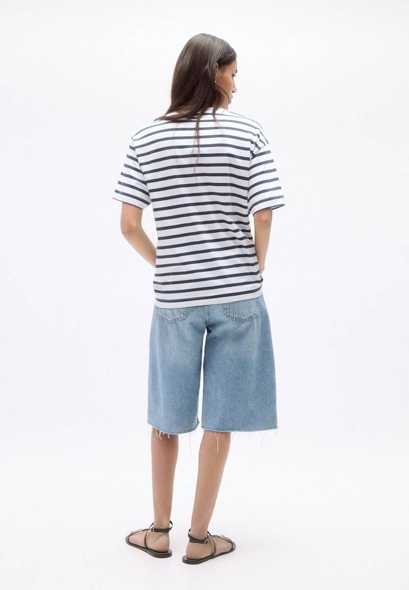 PULL&BEAR PULL&BEAR SHORT SLEEVE - Basic T-shirt - dark blue Kostenloser Versand international