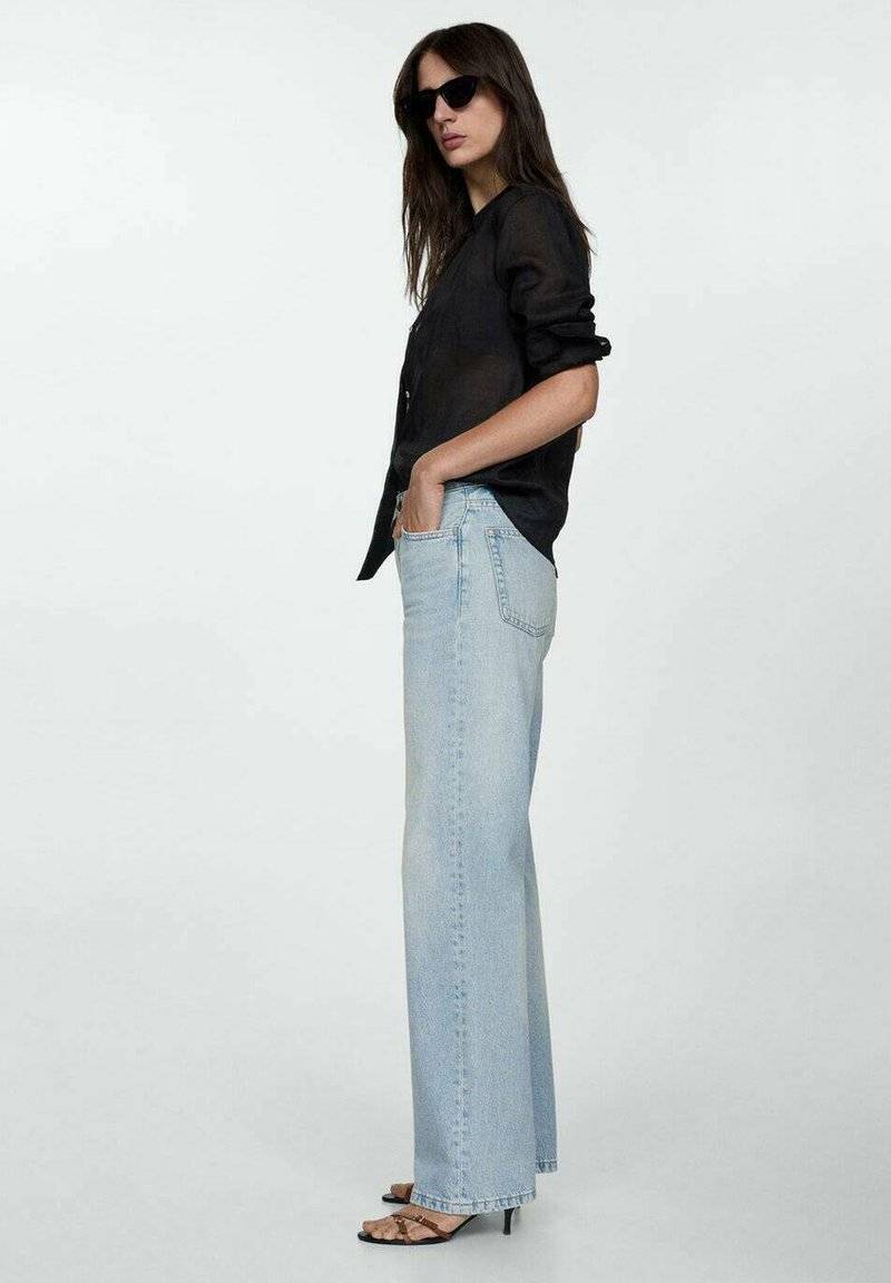 Mango Mango Straight leg jeans - hellblau Begrenzt auf 3 Tage