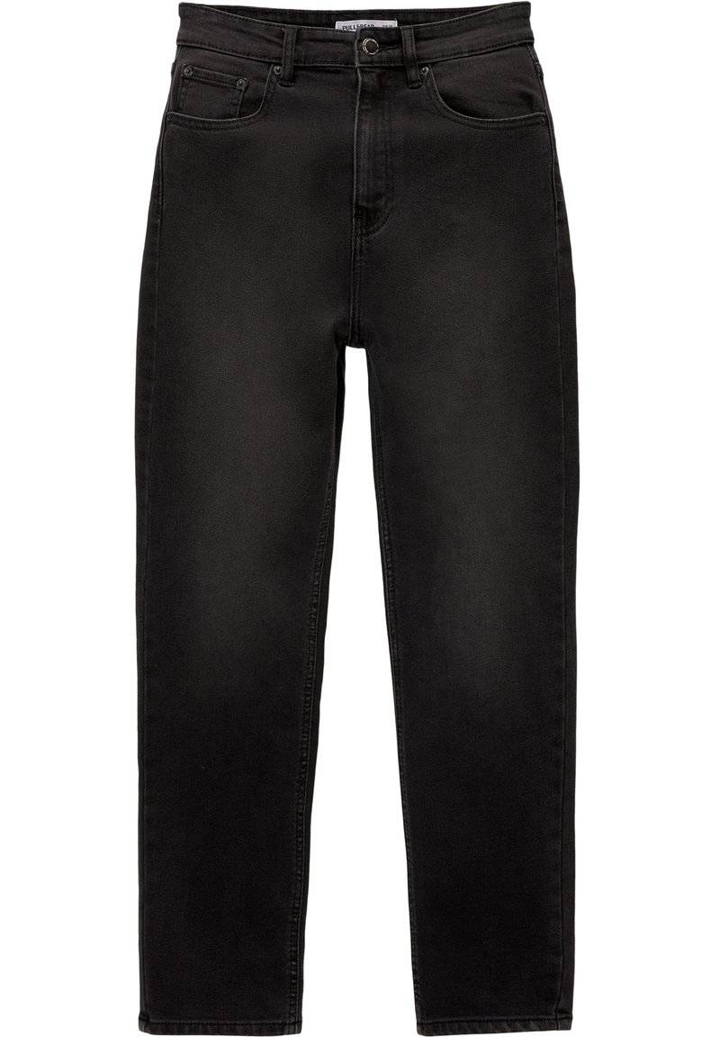 PULL&BEAR PULL&BEAR BASIC MOM COMFORT - Straight leg jeans - black 50% Rabatt für begrenzte Zeit