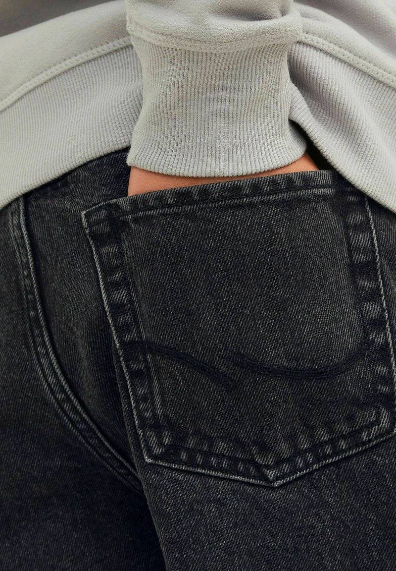 Jack & Jones Junior Jack & Jones Junior ALEX ORIGINAL MF BAGGY - Flared Jeans - black denim Outlet