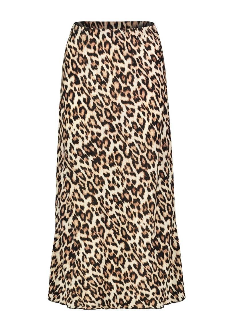 Sublevel Sublevel LEOPARDEN - Maxi skirt - middle brown Auslauf
