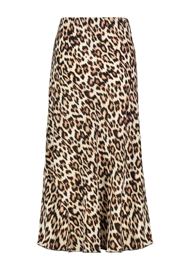 Sublevel Sublevel LEOPARDEN - Maxi skirt - middle brown Auslauf