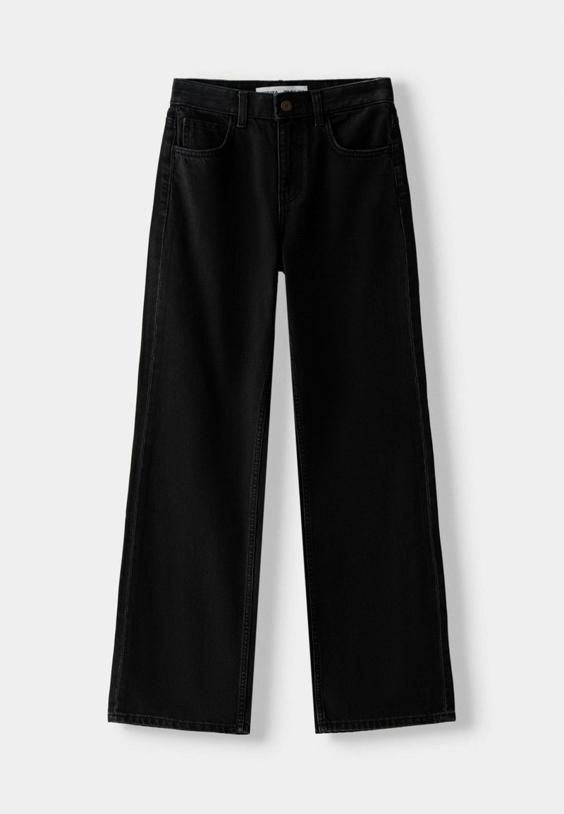 Bershka Bershka Flared Jeans - black Schlussverkauf