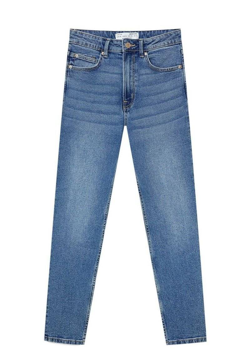Stradivarius Stradivarius SLIM FIT - Slim fit jeans - dark blue Fabrikverkauf