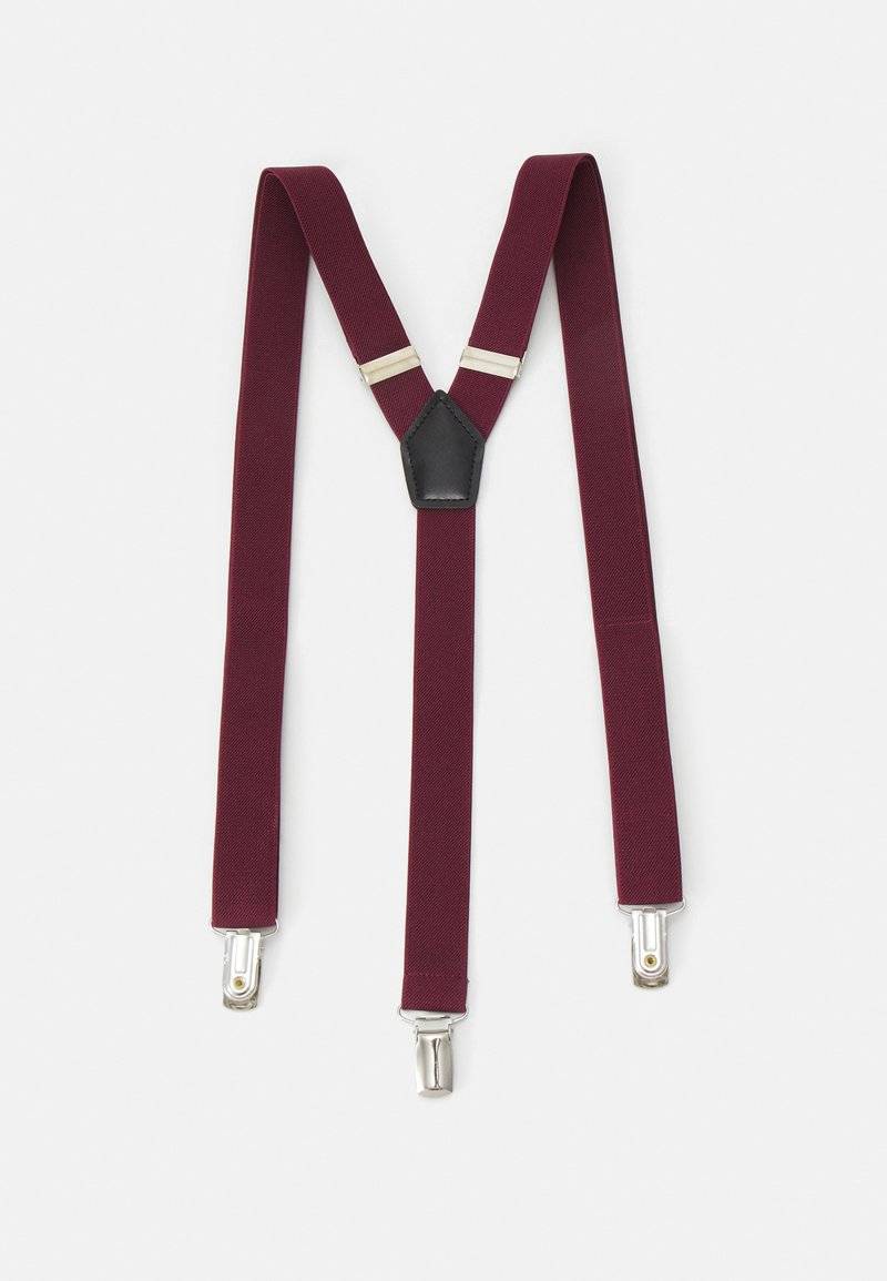 Pier One Pier One SUSPENDER/HOSENTRÄGER SET - Pocket square - bordeaux Fabrik Onlineshop