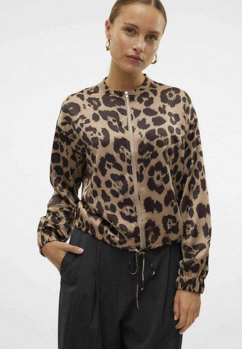 Vero Moda Vero Moda VMMERLE MANTEL - Summer jacket - silver mink Fabrikpreis