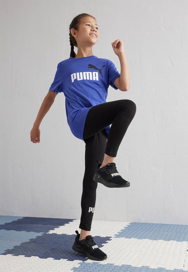 Puma Puma LOGO TEE UNISEX - Print T-shirt - lapis lazuli Begrenztes Angebot