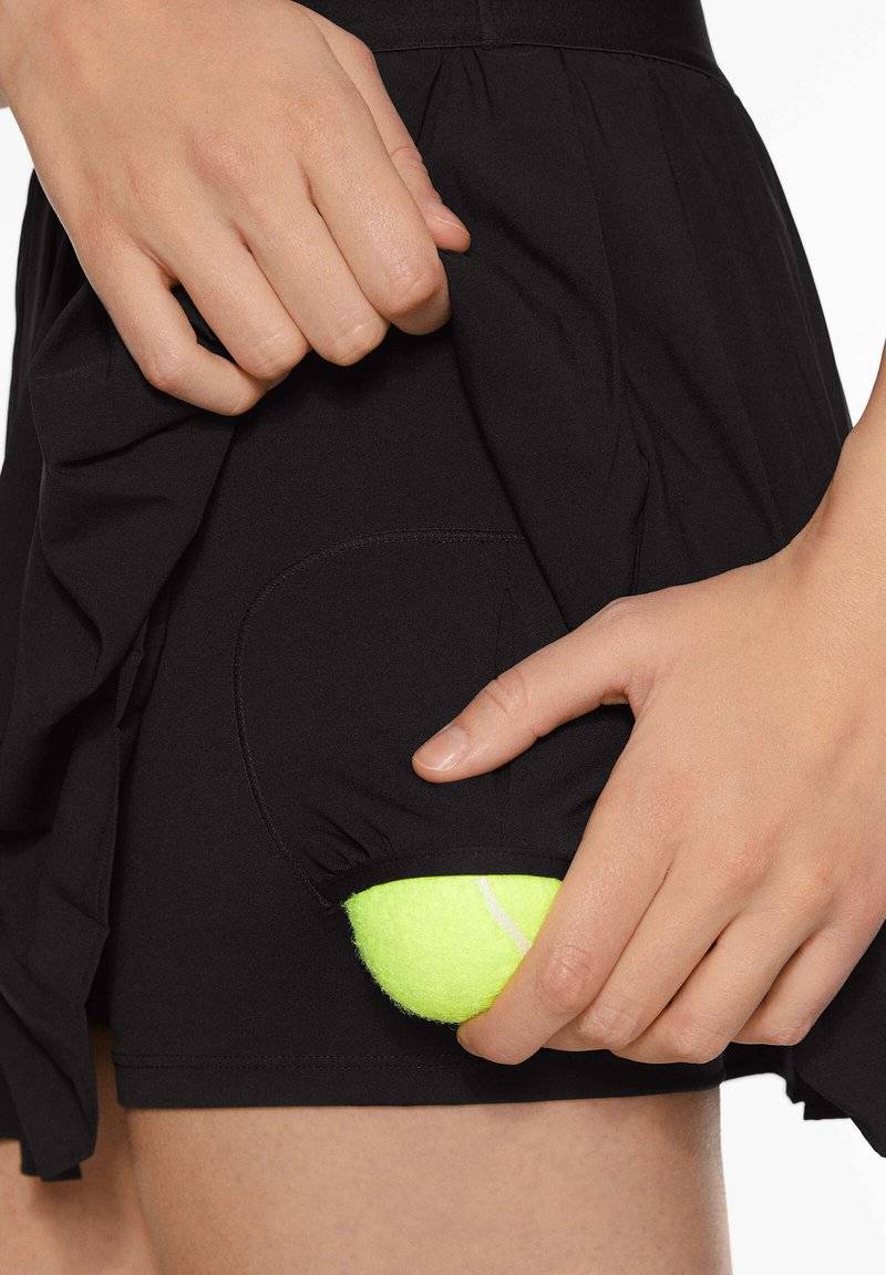 OYSHO OYSHO PLEATED COMPRESSIVE - Sports skirt - black Online Shopping