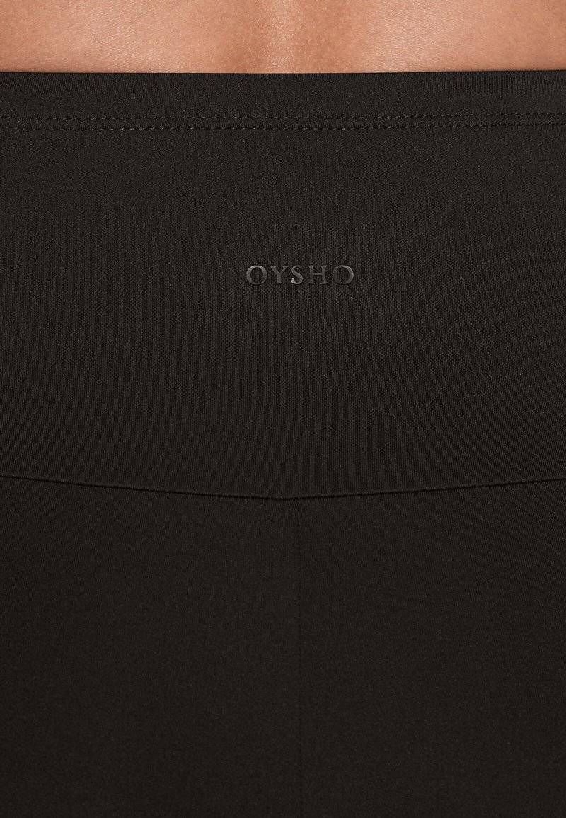 OYSHO OYSHO COMFORTLUX MATERNITY STRAIGHT-LEG - Trousers - black Heißer Verkauf