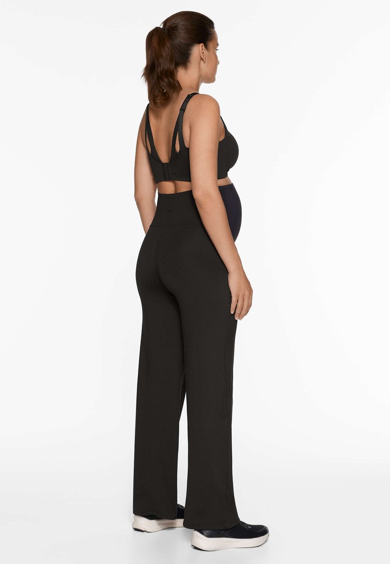OYSHO OYSHO COMFORTLUX MATERNITY STRAIGHT-LEG - Trousers - black Heißer Verkauf
