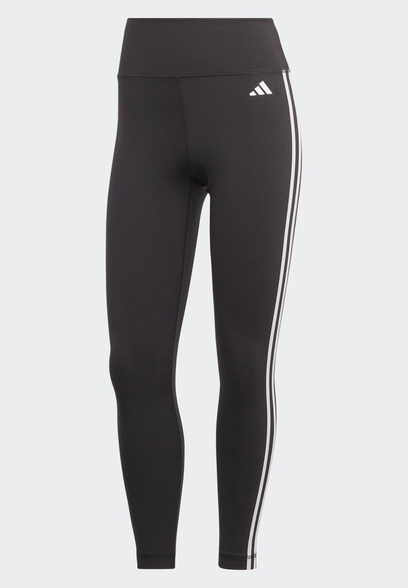 adidas Performance adidas Performance ESSENTIALS 3-STRIPES HIGH-WAISTED 7/8 - Leggings - black Begrenzt auf 3 Tage