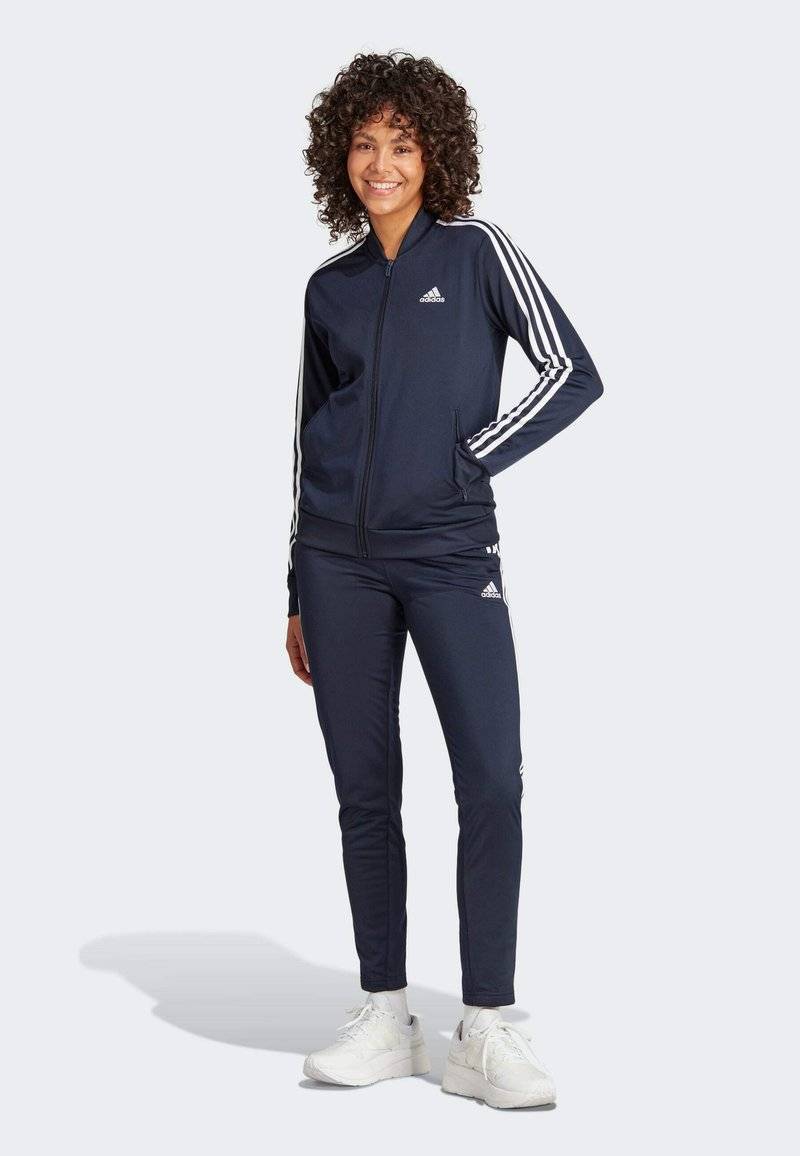 adidas Sportswear adidas Sportswear ESSENTIALS 3-STRIPES - Tracksuit - legend ink white Outlet