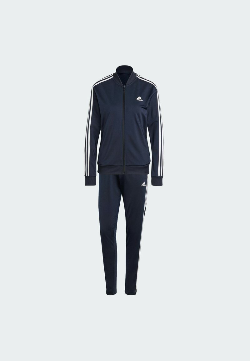 adidas Sportswear adidas Sportswear ESSENTIALS 3-STRIPES - Tracksuit - legend ink white Outlet